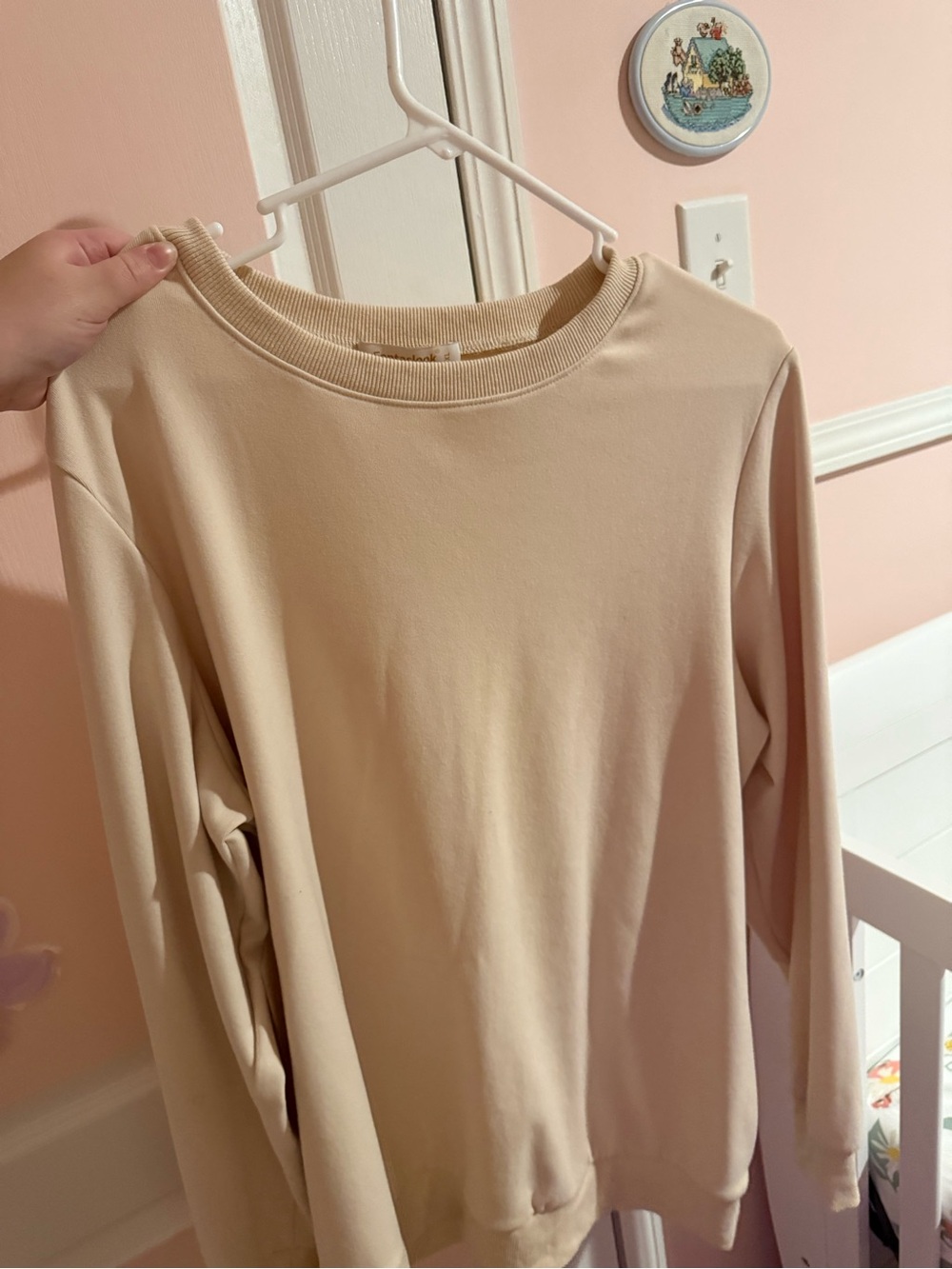 Everyday Crewneck Sweater in Cream
